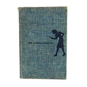 Nancy Drew The Hidden Staircase Blue Tweed 1959 Vintage